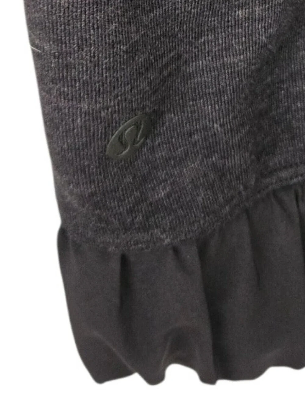 Lululemon Cropped Half Zip Pullover Sweatshirt | Size 6 | Charcoal Black Athleis